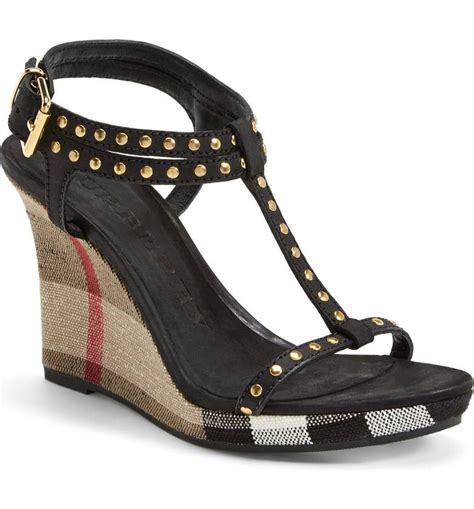 red burberry sandals|Burberry wedges summer sandals.